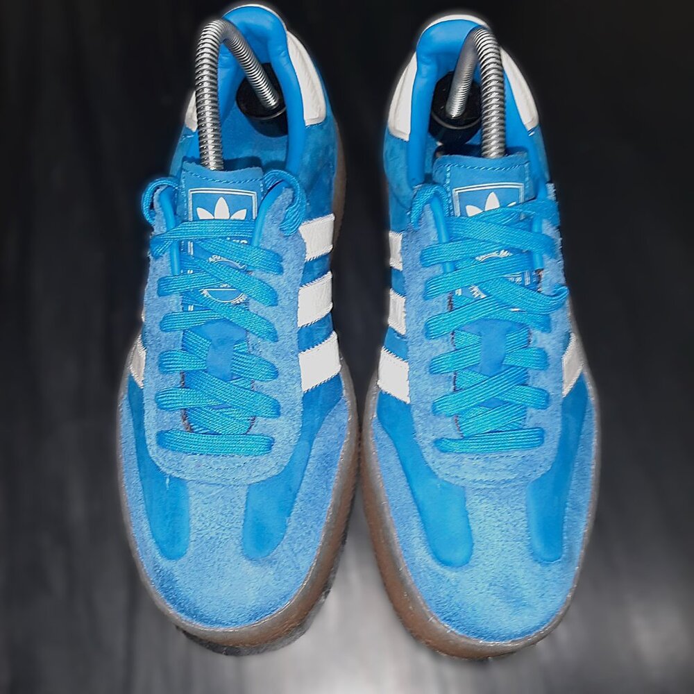 Adidas Womens Samba Sambae JI2743 Blue White Gum Casual Sneakers Size 8.5 - Picture 9 of 16